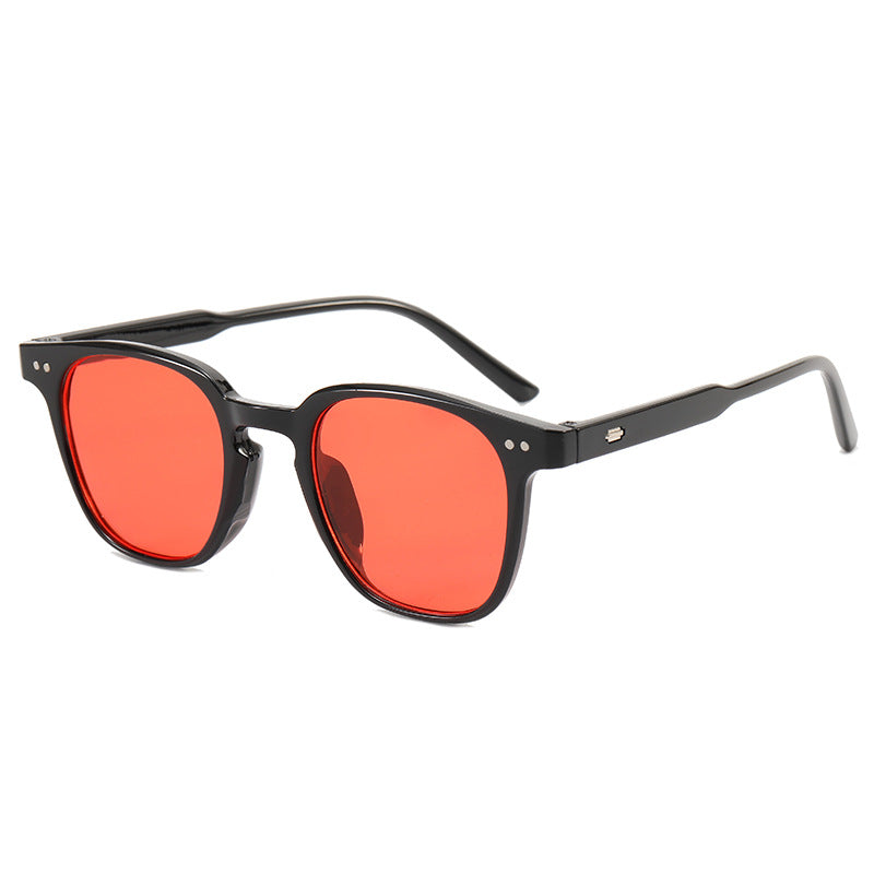 Women's fashionable square sunglasses with shiny frame Kalsten