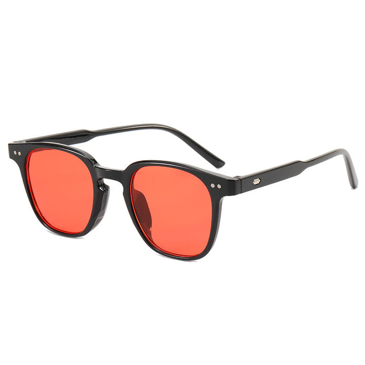 Women's fashionable square sunglasses with shiny frame Kalsten