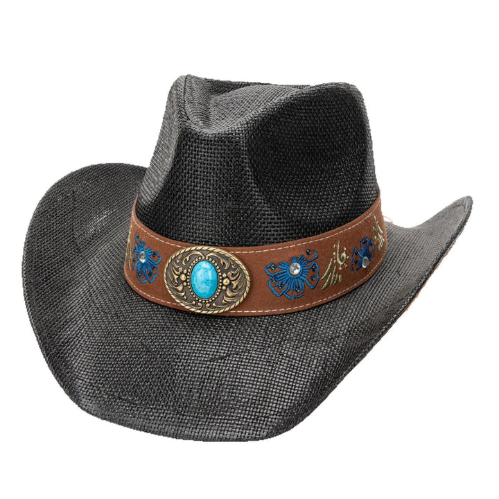 Straw Short Brim Cowboy Hat – Western Style | Kalsten