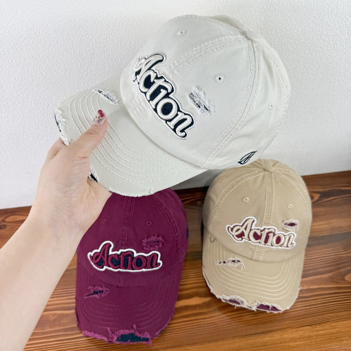 Men's Distressed Graphic Baseball Cap Kalsten 1784270841