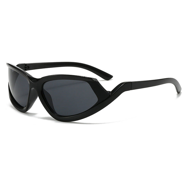 Women futuristic sunglasses with aerodynamic design Kalsten
