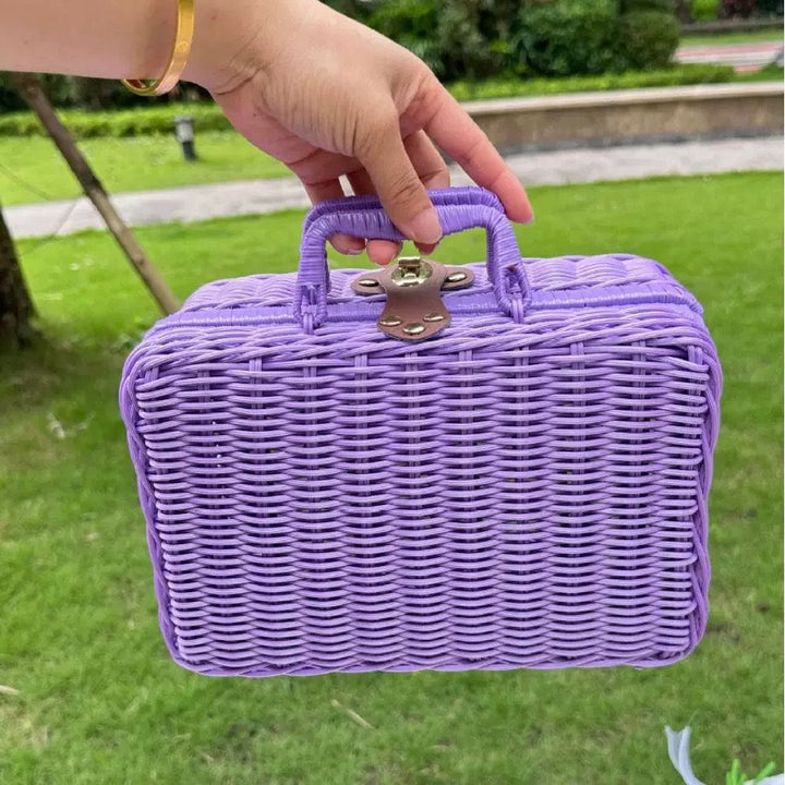 Ladies stylish and practical rattan cosmetic box Kalsten