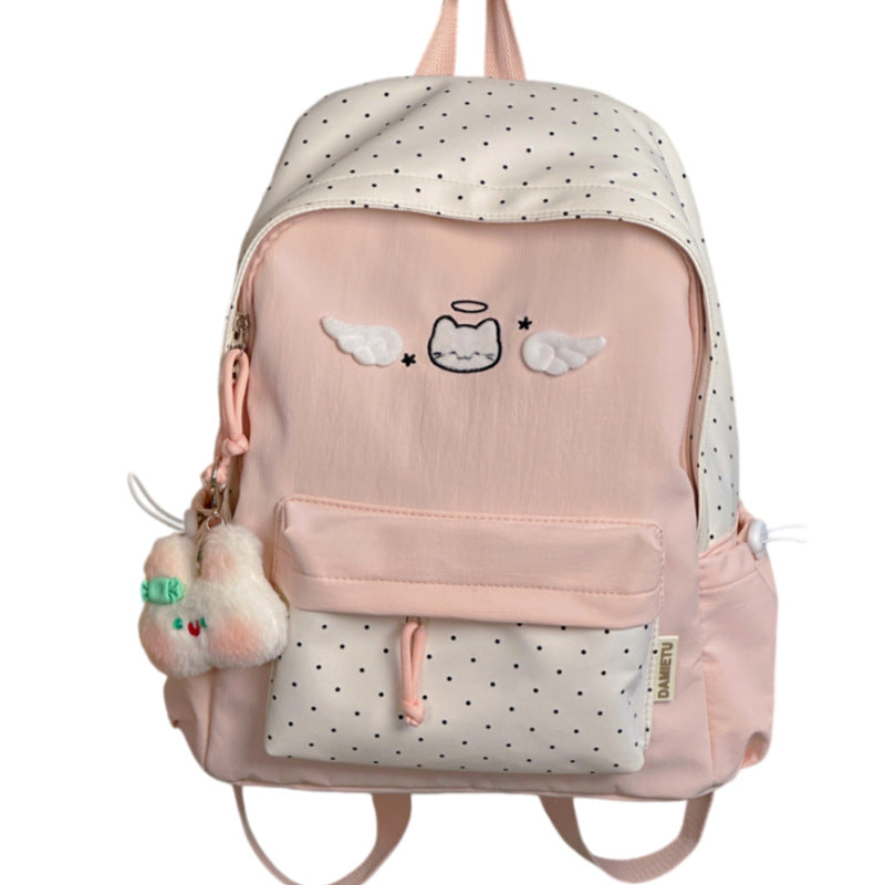 Cute Character Embroidered Backpack Kalsten
