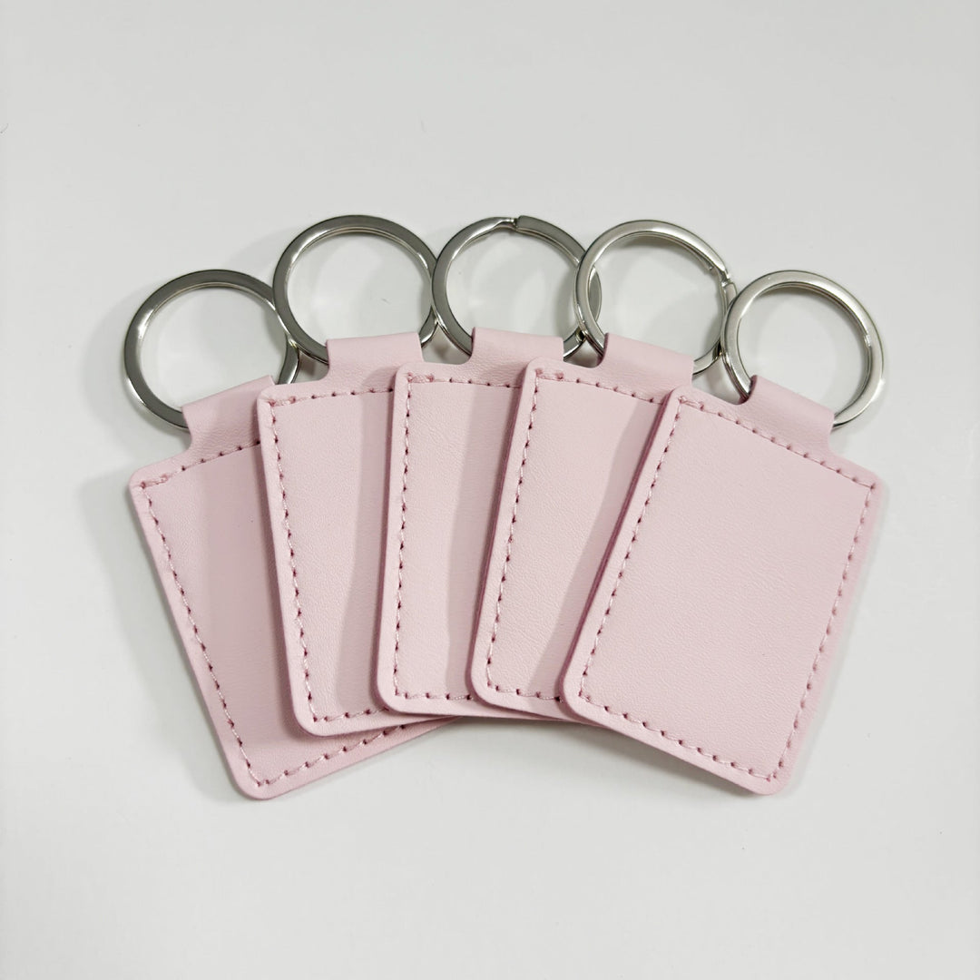 Unisex keychain made of high-quality synthetic leather with custom label Kalsten