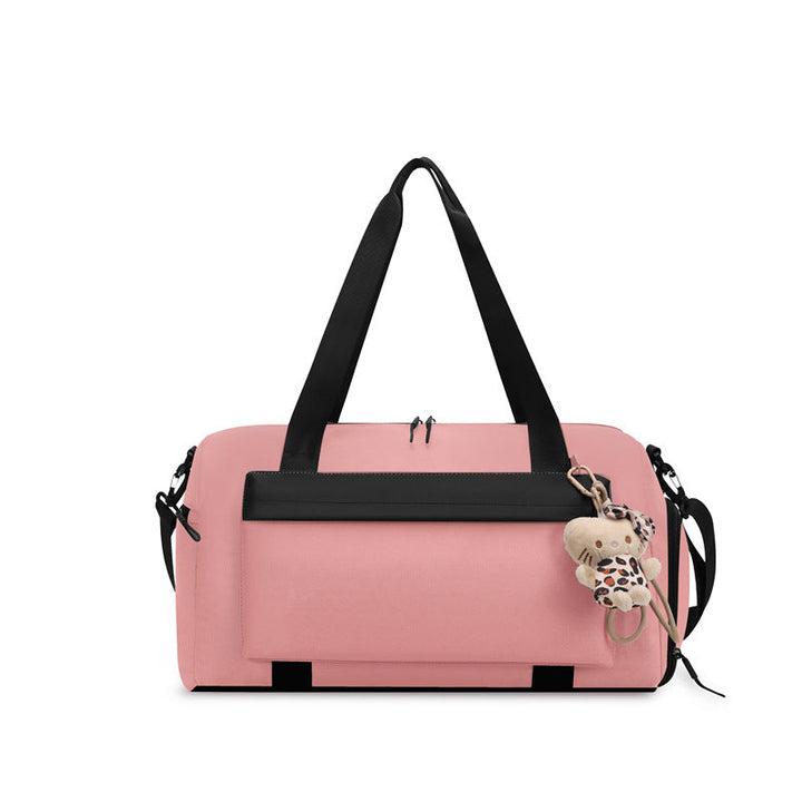 Sporty duffel bag with practical compartments and removable shoulder strap Kalsten