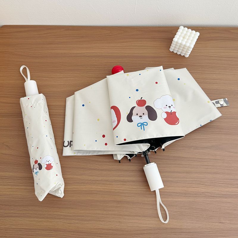 Women's Folding Umbrella with Cute Animal Designs Kalsten