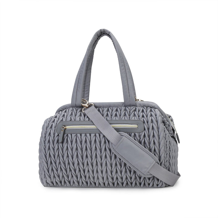 Fashionable diaper bag with elegant woven look Kalsten