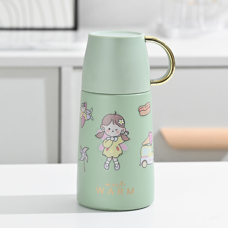 Ladies Insulated Carafe with Colorful Motif Design Kalsten