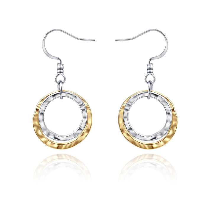 Elegant Spiral Drop Earrings Kalsten