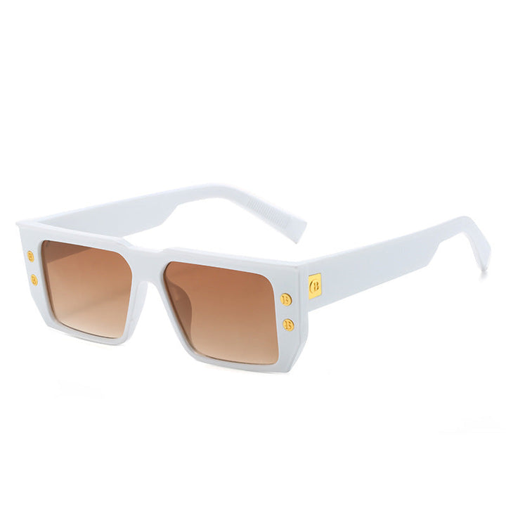 Women's fashionable clear glasses with golden accents Kalsten