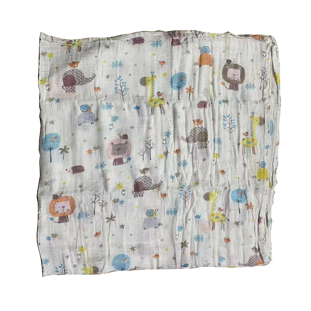 Cotton Muslin Baby Blanket with Heart Pattern kalsten