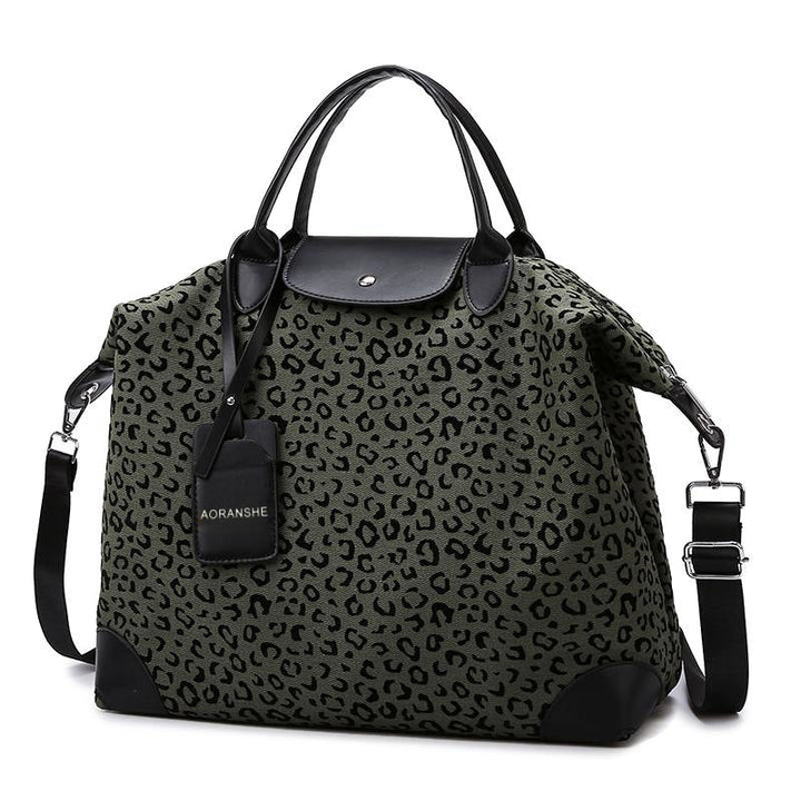 Stylish Animal Print Weekend Duffel Bag