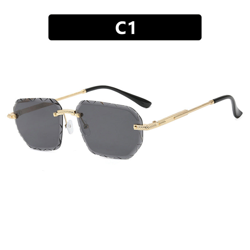 Women's geometric sunglasses with mirrored lenses and sturdy frame Kalsten
