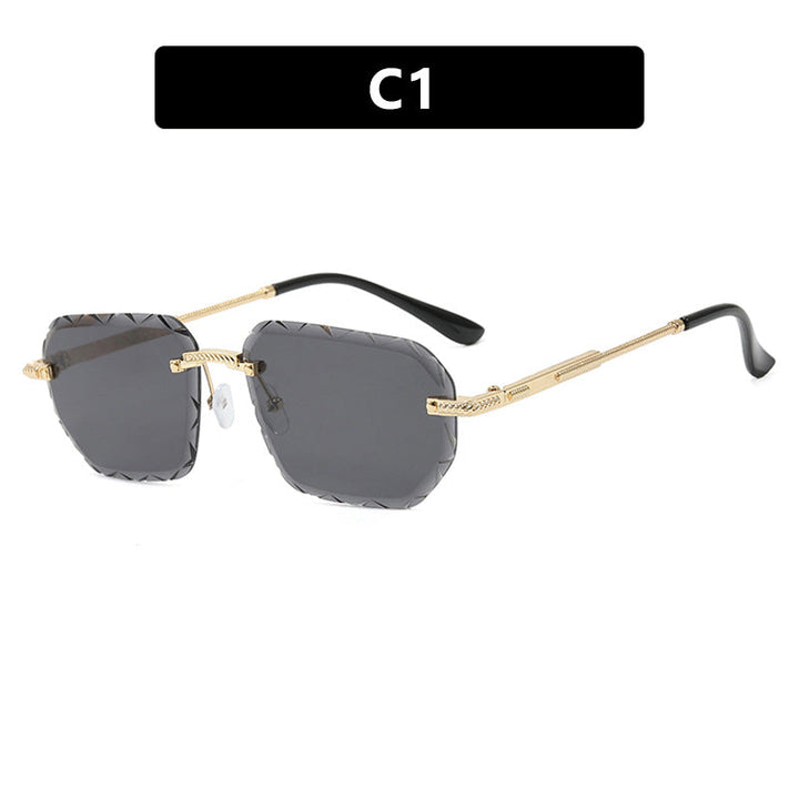 Women's geometric sunglasses with mirrored lenses and sturdy frame Kalsten