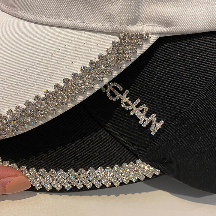Women's Sparkling Rhinestone-Trimmed Baseball Cap Kalsten