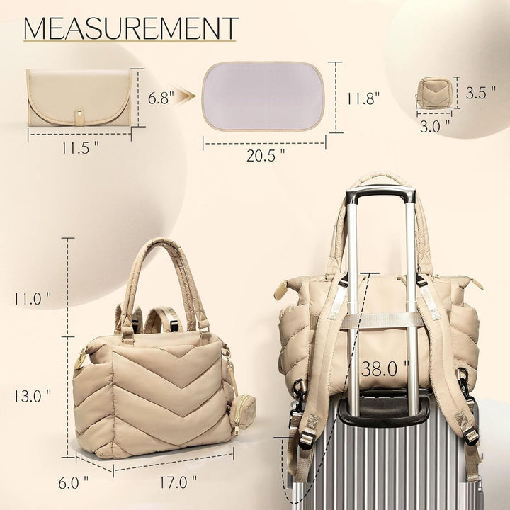 Multifunctional shoulder bag with removable carrying straps Kalsten
