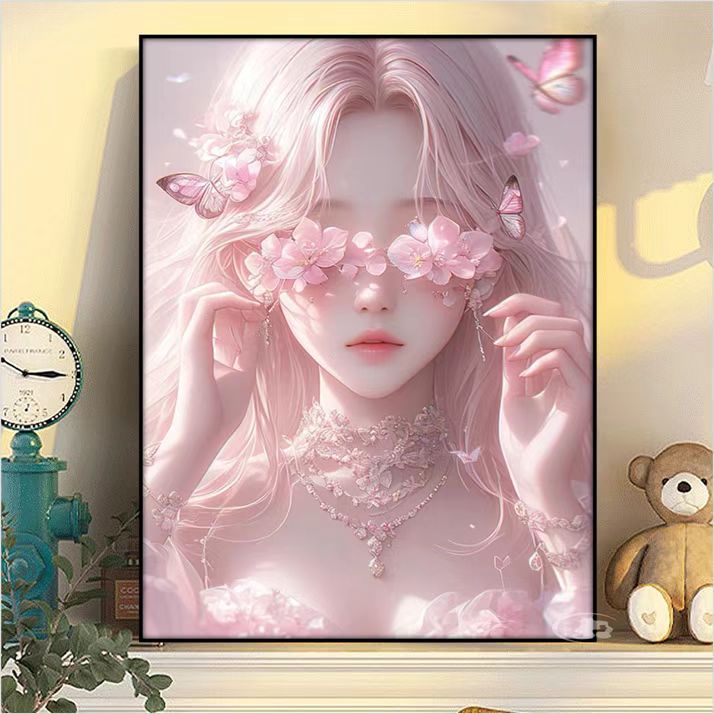 Ethereal Floral Fantasy Art Print Kalsten