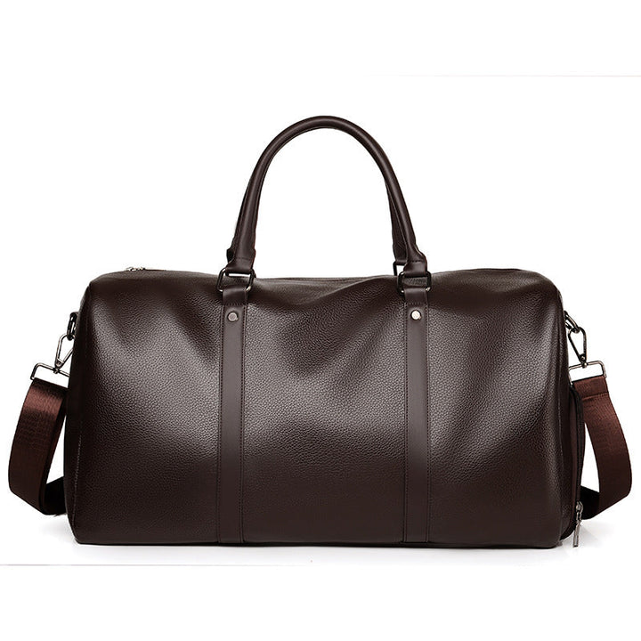 Premium Leather Weekend Duffel Bag Kalsten