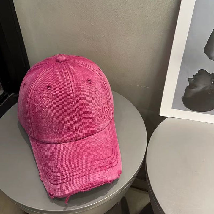 Women's Distressed Vintage-Style Baseball Cap Kalsten