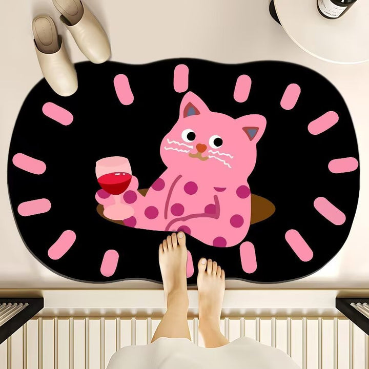 Cute Cartoon Bear Bath Mat Kalsten