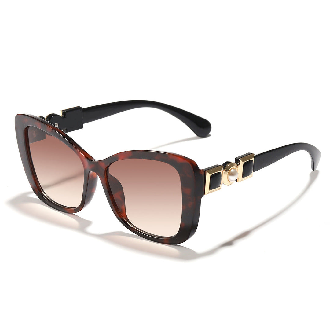 Women Cat-Eye Sunglasses with Elegant Metal Decoration Kalsten