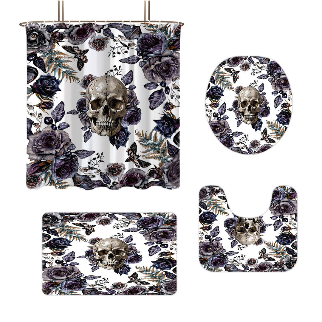 Artistic Skull Bathroom Décor Set Kalsten