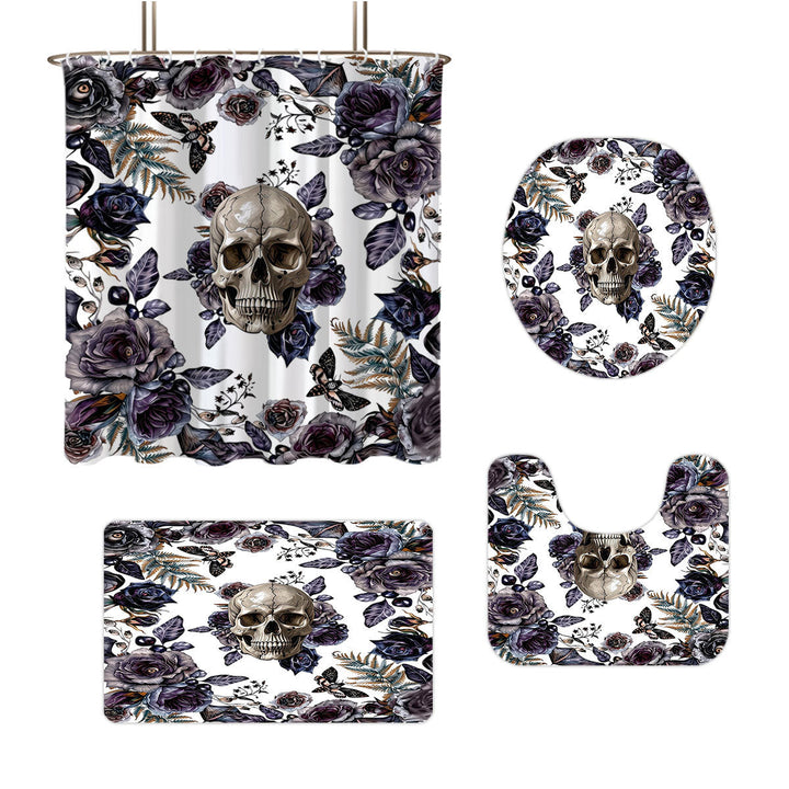 Artistic Skull Bathroom Décor Set Kalsten