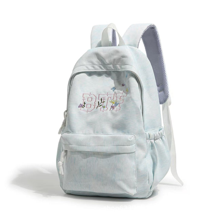 Embroidered Floral Pattern Backpack Kalsten