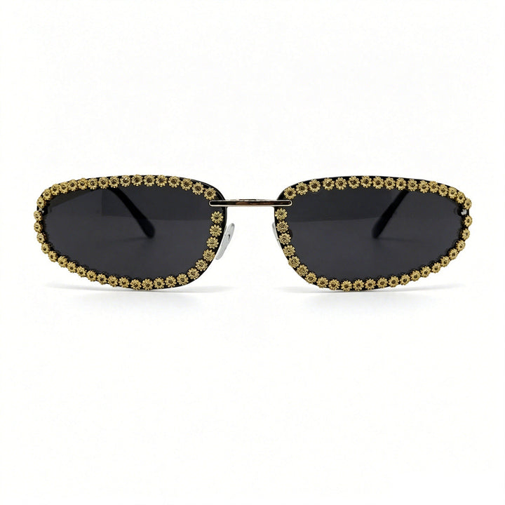 Ladies fashionable sunglasses with sparkling stone embellishment Kalsten