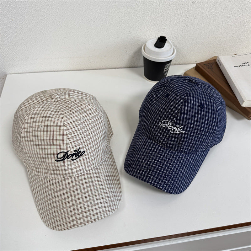 Men's Casual Checkered Baseball Cap Kalsten