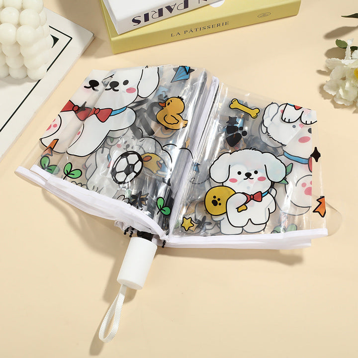 Women Pet Motif Umbrella Kalsten