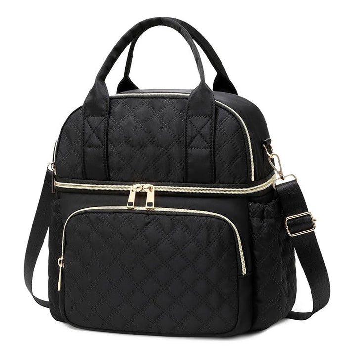 Elegant and Spacious Quilted Shoulder Bag Kalsten