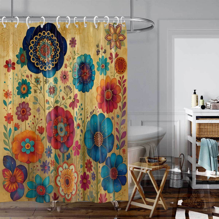 Camping-Themed Shower Curtain Kalsten