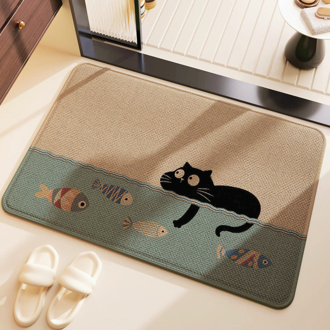 Stylish Non-Slip Bathroom Rug Kalsten
