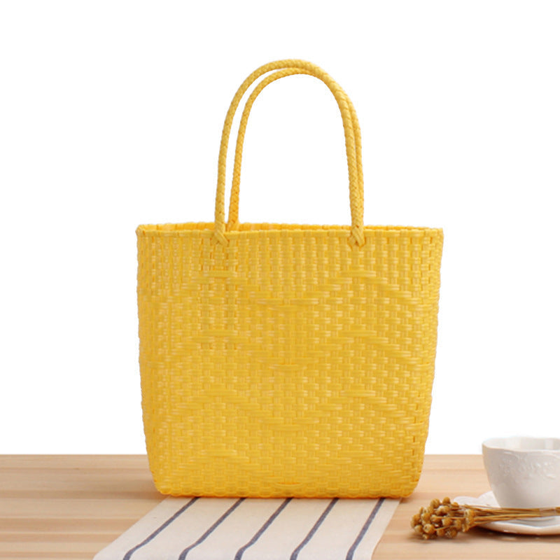 Braided shopping bag with structured design Kalsten