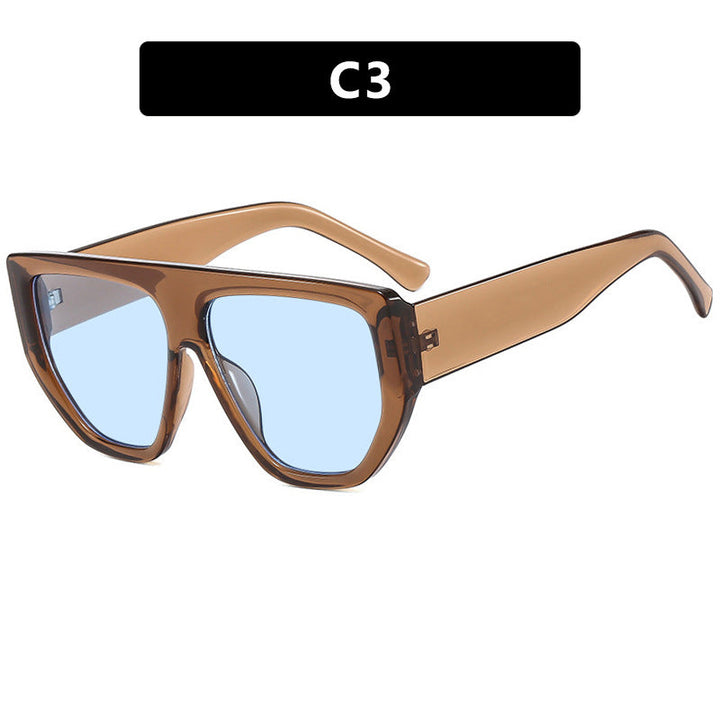 Women's fashionable oversized sunglasses with innovative Kalsten frame