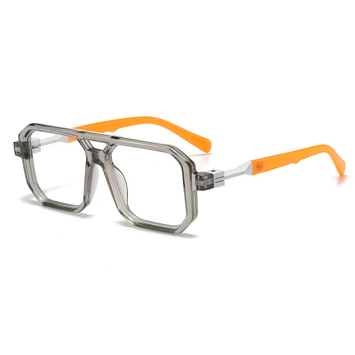 Ladies stylish oversized sunglasses with geometric frame Kalsten