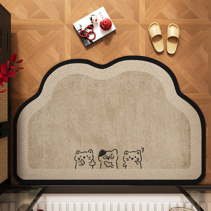 Charming Cat-Themed Door Mat Kalsten