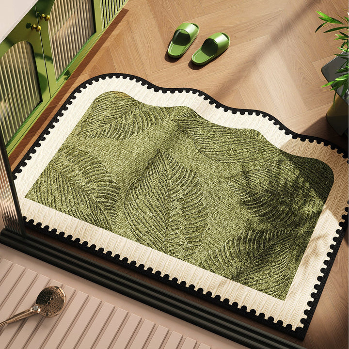 Lace-Trimmed Bath Mat Kalsten