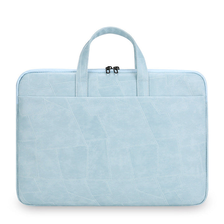 Premium Patchwork Leather Laptop Bag Kalsten