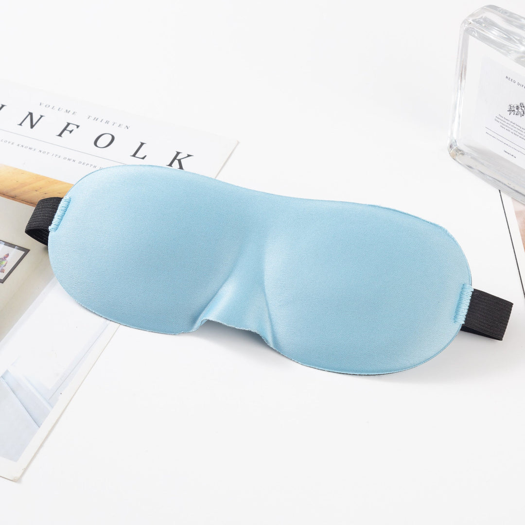 Unisex nan anatomically shaped sleep mask with formed eye sockets, lightweight foam core, and elastic comfort band Kalsten