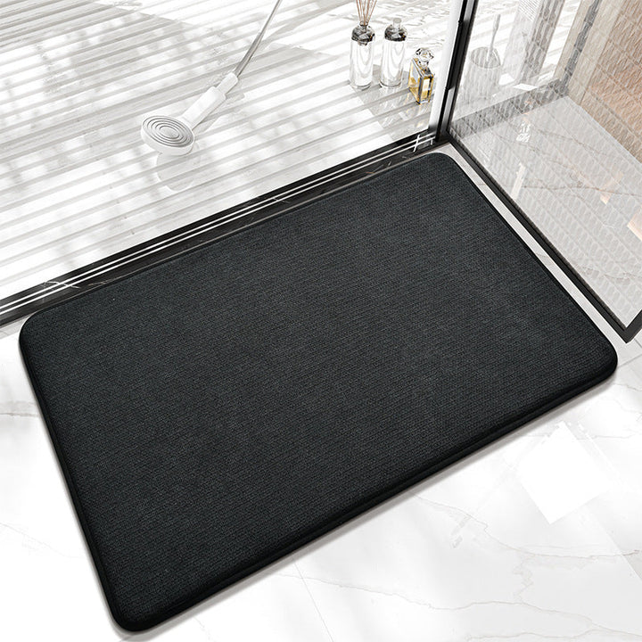 Elegant Textured Bathroom Mat