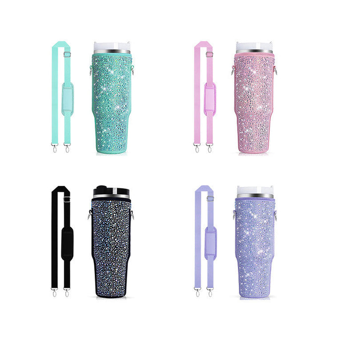 Ladies Glittering Insulated Bottle Case Kalsten