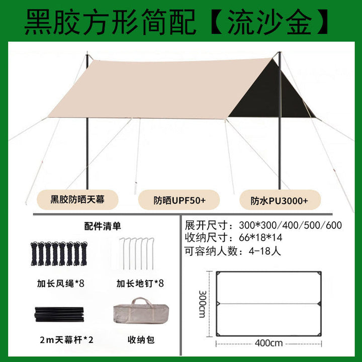 Unisex High Quality UV Protection Camping Sun Sail Kalsten