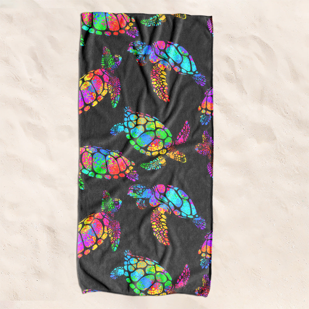 Beach towel with creative turtle pattern Kalsten
