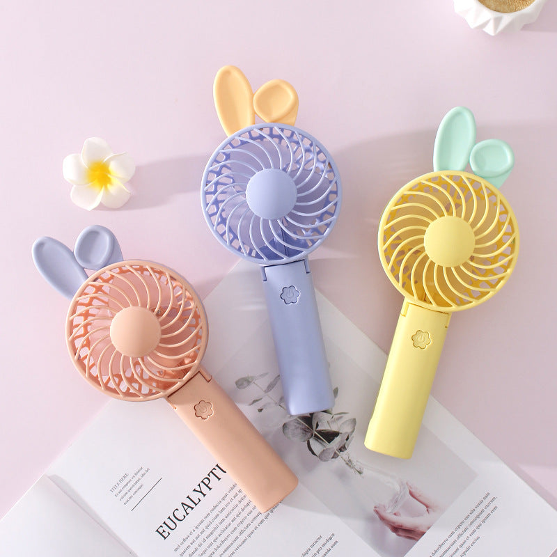 Unisex Funny Handheld Fan with Animal Ears Kalsten