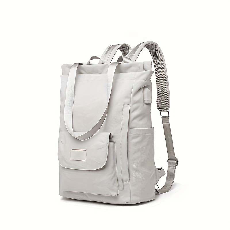 Unisex Multifunctional Backpack with Padded Laptop Compartment and Side Access Kalsten