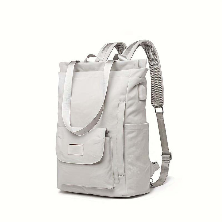 Unisex Multifunctional Backpack with Padded Laptop Compartment and Side Access Kalsten