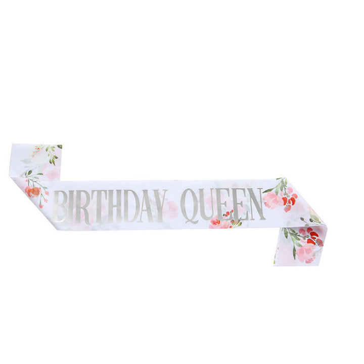 Women's Festive Crown with Elegant Sash Kalsten