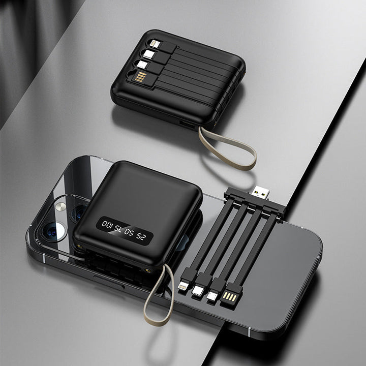 Multifunctional power bank with integrated charging cable Kalsten